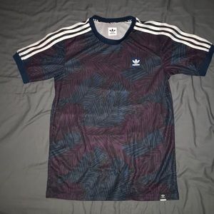 Palm Print Adidas Men’s Small T-Shirt